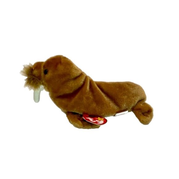 Ty Beanie Baby Paul the Walrus DOB 2/23/1999 Orig. Tags w/ Errors Beanbag Plush - Picture 1 of 11
